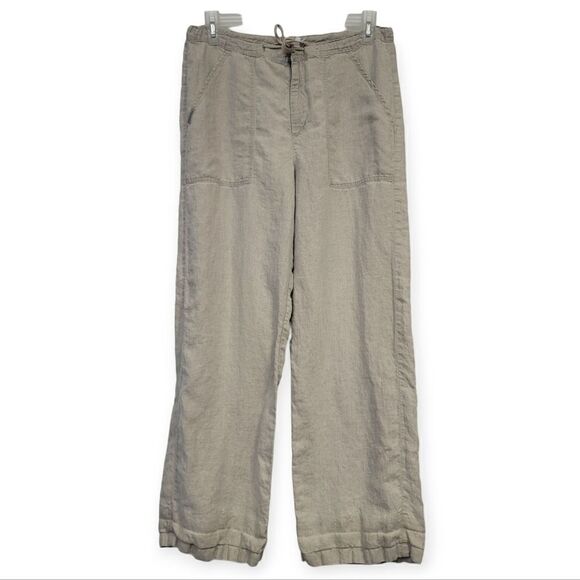 Calvin Klein 100% linen-lin pants, large - Picture 1 of 11